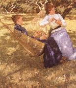 Henry Herbert La Thangue In the Orchard oil painting reproduction